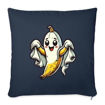 Lustige Geister Banane Boonana Gespenstische Party - Sofakissenbezug 45 x 45 cm - Navy - Vorne