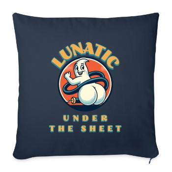 Funny Ghost Design Humorous Sarcastic - Sofa pillowcase 17,3'' x 17,3'' (45 x 45 cm) - navy - Front