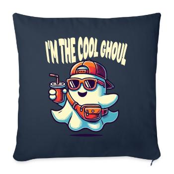 I'm The Cool Ghost Halloween Fun - Sofa pillowcase 17,3'' x 17,3'' (45 x 45 cm) - navy - Front