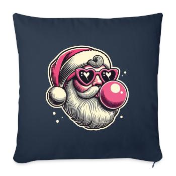 Cool Sigma Santa Christmas Joy - Sofa pillowcase 17,3'' x 17,3'' (45 x 45 cm) - navy - Front