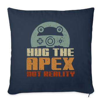 Simracer Esports Enthusiast Sim Racing - Sofa pillowcase 17,3'' x 17,3'' (45 x 45 cm) - navy - Front