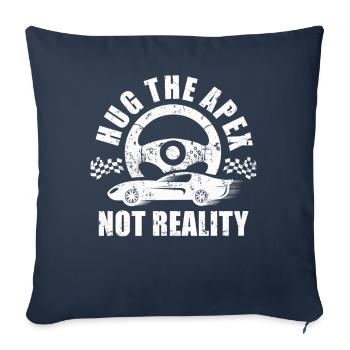 Simracer Esports Enthusiast Sim Racing - Sofa pillowcase 17,3'' x 17,3'' (45 x 45 cm) - navy - Front