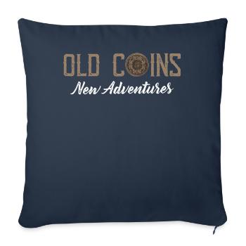 Numismatics Coin Roman Collection - Sofa pillowcase 17,3'' x 17,3'' (45 x 45 cm) - navy - Front