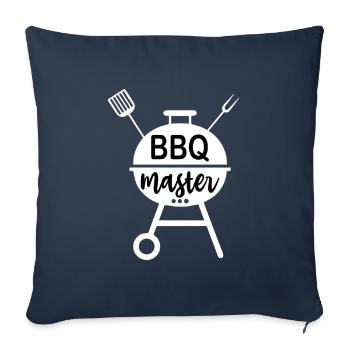 BBQ master- Grill Master Gifts - Sofa pillowcase 17,3'' x 17,3'' (45 x 45 cm) - navy - Front