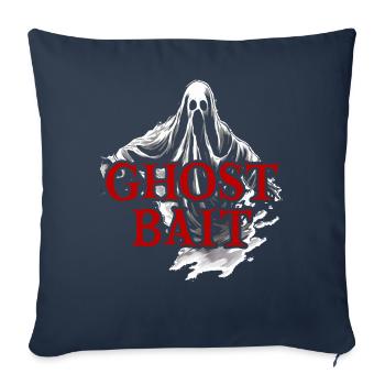 Vivre la vie fantôme Spook Life Appât - Housse de coussin décorative 45 x 45 cm - bleu marine - Devant