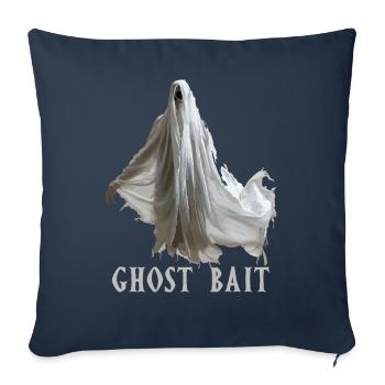 Vivre la vie fantôme Spook Life Appât - Housse de coussin décorative 45 x 45 cm - bleu marine - Devant