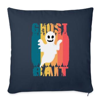 Vivre la vie fantôme Spook Life Appât - Housse de coussin décorative 45 x 45 cm - bleu marine - Devant