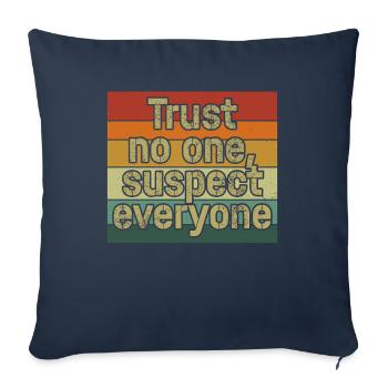 Krimi-Dinner-Spaß-Nacht - Sofakissenbezug 45 x 45 cm - Navy - Vorne