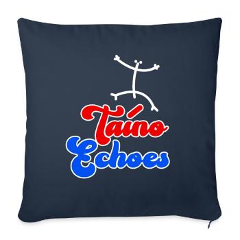 Taíno Echoes Caribbean Ancestry Pride - Sofa pillowcase 17,3'' x 17,3'' (45 x 45 cm) - navy - Front