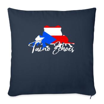 Taíno Echoes Caribbean Ancestry Pride - Sofa pillowcase 17,3'' x 17,3'' (45 x 45 cm) - navy - Front