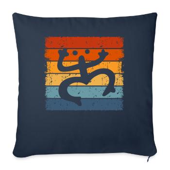 Taíno Echoes Caribbean Ancestry Pride - Sofa pillowcase 17,3'' x 17,3'' (45 x 45 cm) - navy - Front