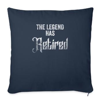 La légende s’est retirée Célébration - Housse de coussin décorative 45 x 45 cm - bleu marine - Devant