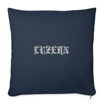 Lucerne - Sofa pillowcase 17,3'' x 17,3'' (45 x 45 cm) - navy - Front