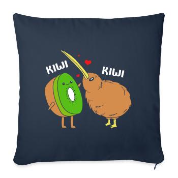 kiwi-vogel Kiwi Vogel - Sofakissenbezug 45 x 45 cm - Navy - Vorne
