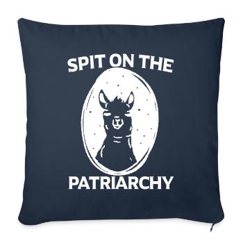 Féministe féministe cadeau feminist - Housse de coussin décorative 45 x 45 cm - bleu marine - Devant