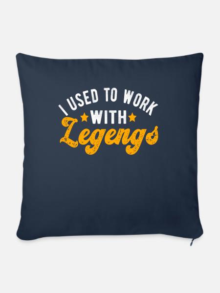 Abschiedsgeschenk Kollegen Jobwechsel - Sofakissenbezug 45 x 45 cm - Navy