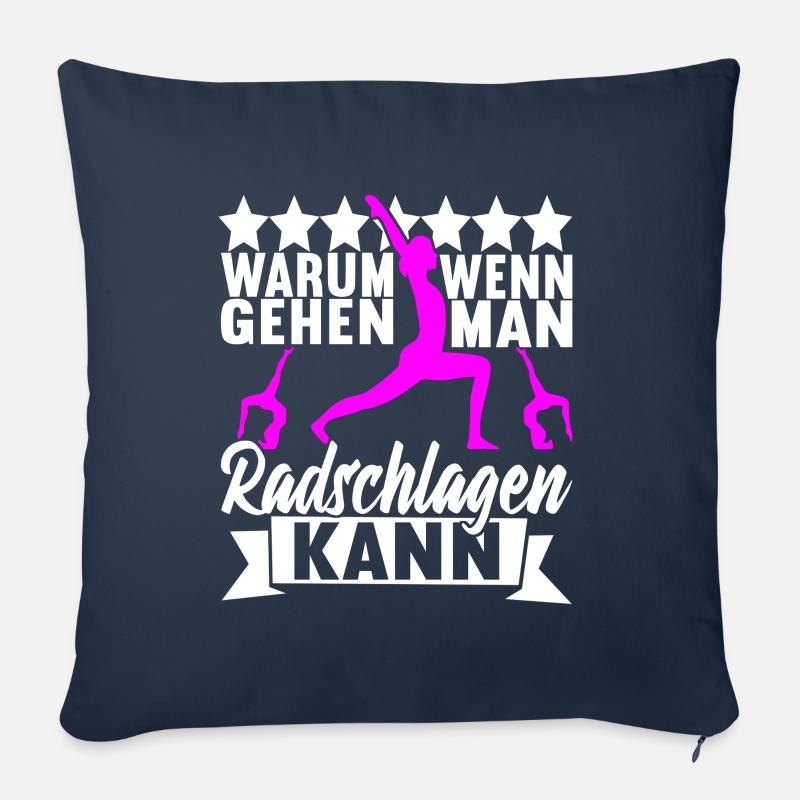 Turnen Turner - Sofakissenbezug 45 x 45 cm - Navy