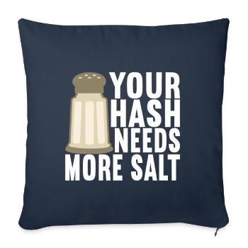 Programmeurs Programmeurs Informaticiens - Housse de coussin décorative 45 x 45 cm - bleu marine - Devant