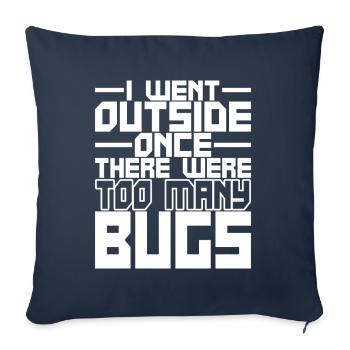 Programmeurs Programmeurs Informaticiens - Housse de coussin décorative 45 x 45 cm - bleu marine - Devant