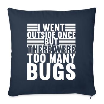 Programmeurs Programmeurs Informaticiens - Housse de coussin décorative 45 x 45 cm - bleu marine - Devant