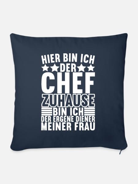 Abteilungsleiter Chef - Sofakissenbezug 45 x 45 cm - Navy
