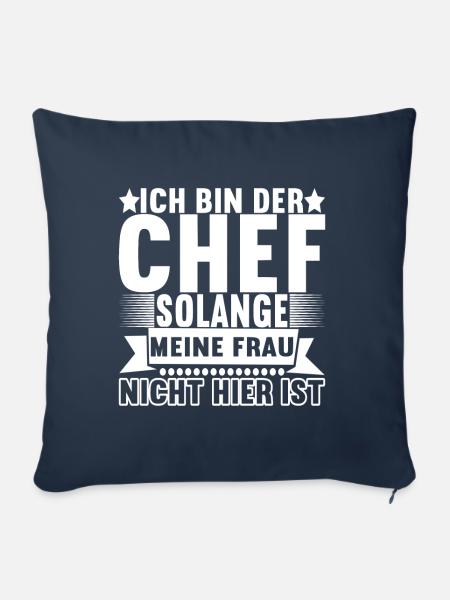 Abteilungsleiter Chef - Sofakissenbezug 45 x 45 cm - Navy