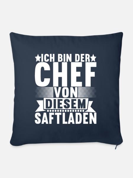 Abteilungsleiter Chef - Sofakissenbezug 45 x 45 cm - Navy