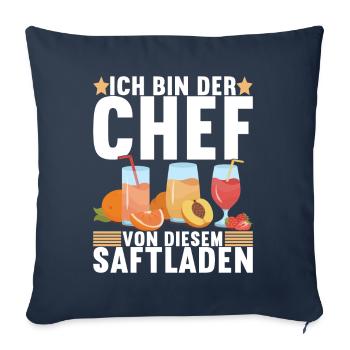 Abteilungsleiter Chef - Sofakissenbezug 45 x 45 cm - Navy - Vorne
