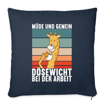 Lustige Sprüche Witzige Sprüche - Sofakissenbezug 45 x 45 cm - Navy - Vorne