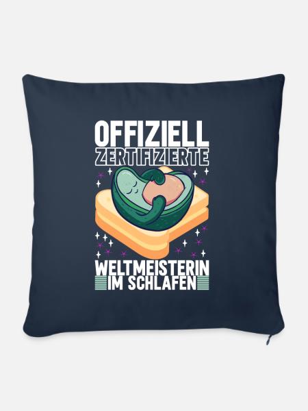 Avocado Toast - Sofakissenbezug 45 x 45 cm - Navy