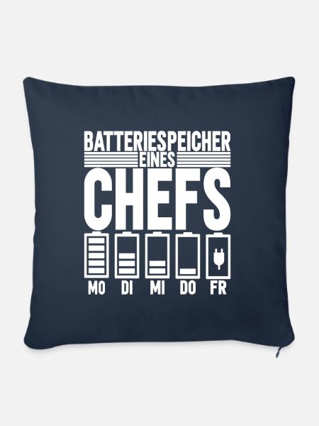 Abteilungsleiter Chef - Sofakissenbezug 45 x 45 cm - Navy