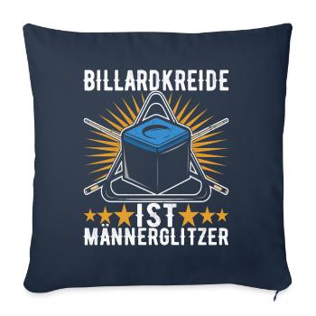 Pool Billard - Sofakissenbezug 45 x 45 cm - Navy - Vorne