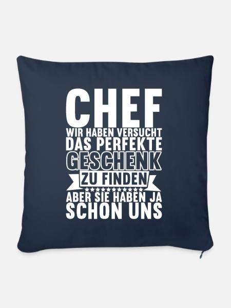 Abteilungsleiter Chef - Sofakissenbezug 45 x 45 cm - Navy