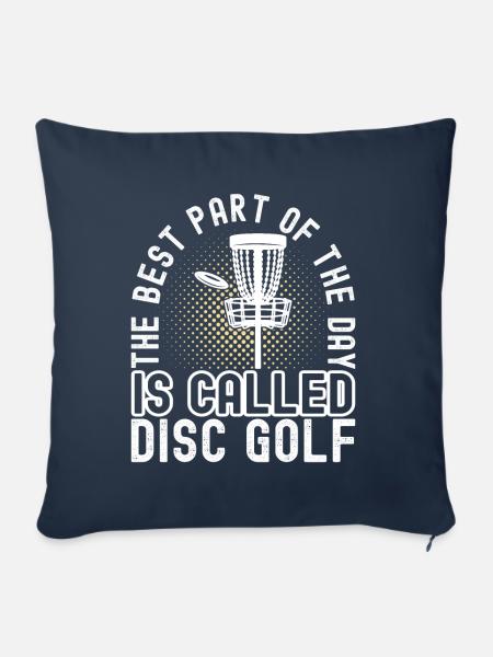 Disc Golf Disc Golfer - Sofakissenbezug 45 x 45 cm - Navy