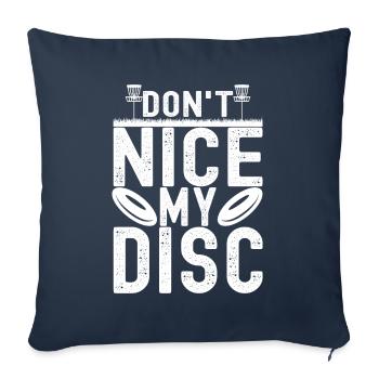 Disc Golf Disc Golfer - Sofakissenbezug 45 x 45 cm - Navy - Vorne