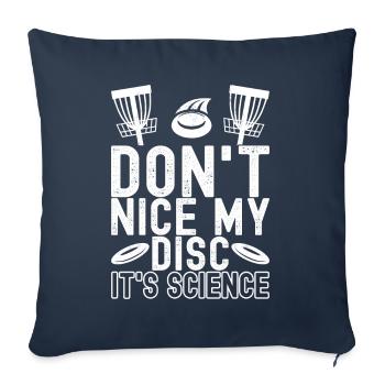 Disc Golf Disc Golfer - Sofakissenbezug 45 x 45 cm - Navy - Vorne