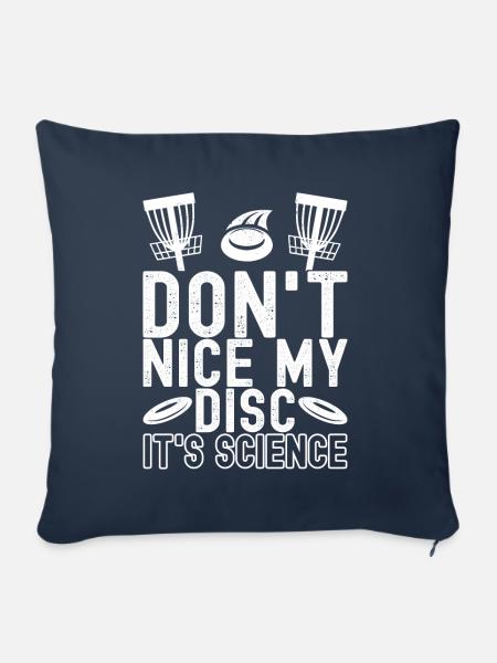 Disc Golf Disc Golfer - Sofakissenbezug 45 x 45 cm - Navy