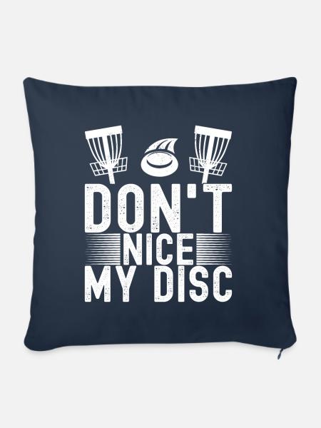 Disc Golf Disc Golfer - Sofakissenbezug 45 x 45 cm - Navy