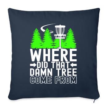 Disc Golf Disc Golfer - Sofakissenbezug 45 x 45 cm - Navy - Vorne