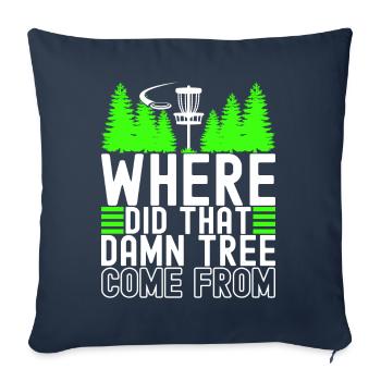 Disc Golf Disc Golfer - Sofakissenbezug 45 x 45 cm - Navy - Vorne