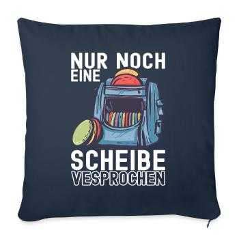 Disc Golf Disc Golfer - Sofakissenbezug 45 x 45 cm - Navy - Vorne