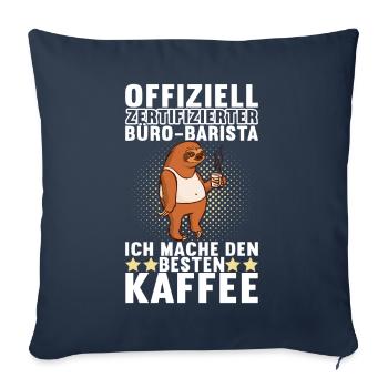 Abschiedsgeschenk Jobwechsel Kollegen - Sofakissenbezug 45 x 45 cm - Navy - Vorne