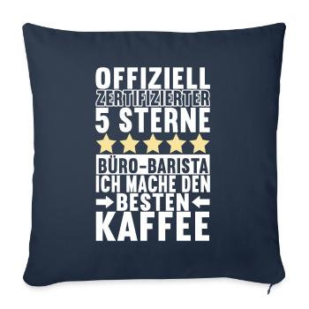 Abschiedsgeschenk Jobwechsel Kollegen - Sofakissenbezug 45 x 45 cm - Navy - Vorne