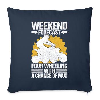 Quad Bike Quad Riders - Sofa pillowcase 17,3'' x 17,3'' (45 x 45 cm) - navy - Front