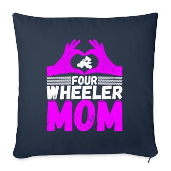 Quad Bike Quad Riders - Sofa pillowcase 17,3'' x 17,3'' (45 x 45 cm) - navy - Front