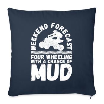 Quad Bike Quad Riders - Sofa pillowcase 17,3'' x 17,3'' (45 x 45 cm) - navy - Front