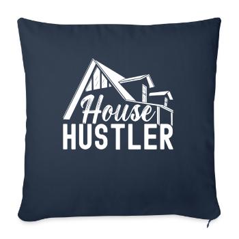 Real estate marker Markler Immobilien - Sofa pillowcase 17,3'' x 17,3'' (45 x 45 cm) - navy - Front