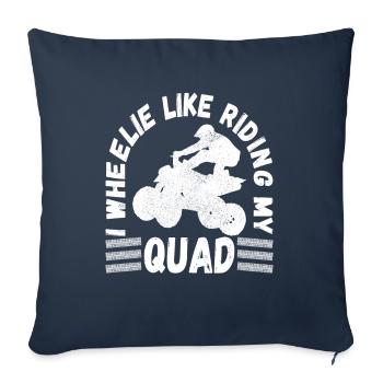 Quad Bike Quad Riders - Sofa pillowcase 17,3'' x 17,3'' (45 x 45 cm) - navy - Front