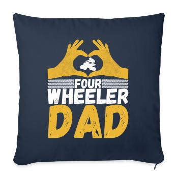 Quad Bike Quad Riders - Sofa pillowcase 17,3'' x 17,3'' (45 x 45 cm) - navy - Front