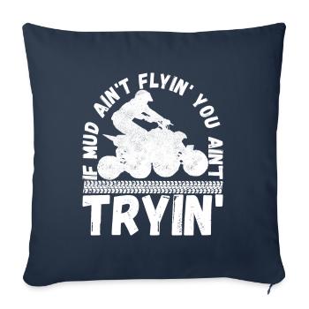 Quad Bike Quad Riders - Sofa pillowcase 17,3'' x 17,3'' (45 x 45 cm) - navy - Front